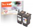 321035 - Peach Spar Pack Tintenpatronen kompatibel zu Canon PG-560XLBK, CL-561XLC, 3712C006